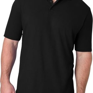 Hanes Men’s X-Temp Short Sleeve Polo Shirt, Midweight Men's Shirt